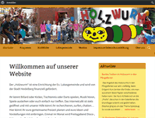 Tablet Screenshot of holzwurm-boxberg.de